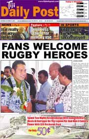 Fiji Post front page