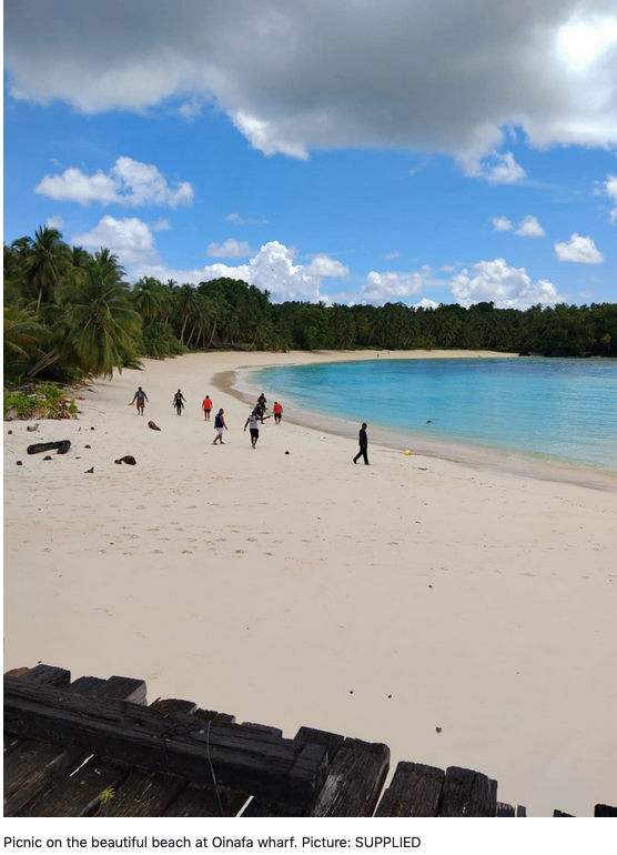 Picnic on a beach