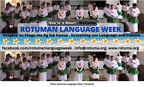 Rotuman Language Week Banner