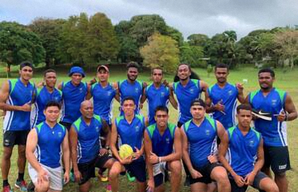 Men's Tahi touch rugby team