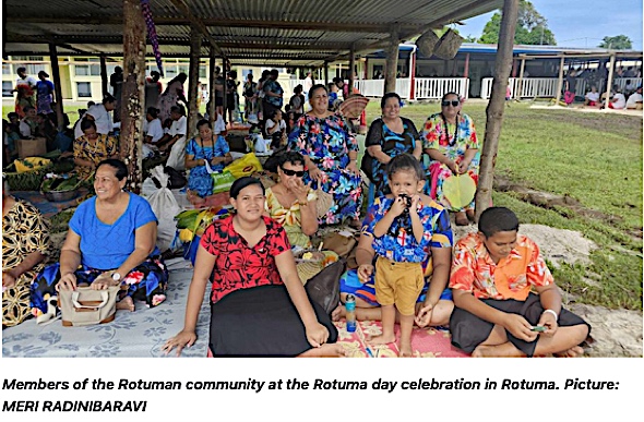 Rotuma Day celebration at Ahau inRotuma