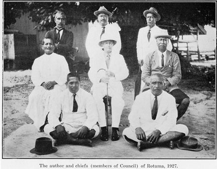 Author and chiefs of Rotuma, 1927