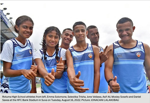 Rotuma High School athletes